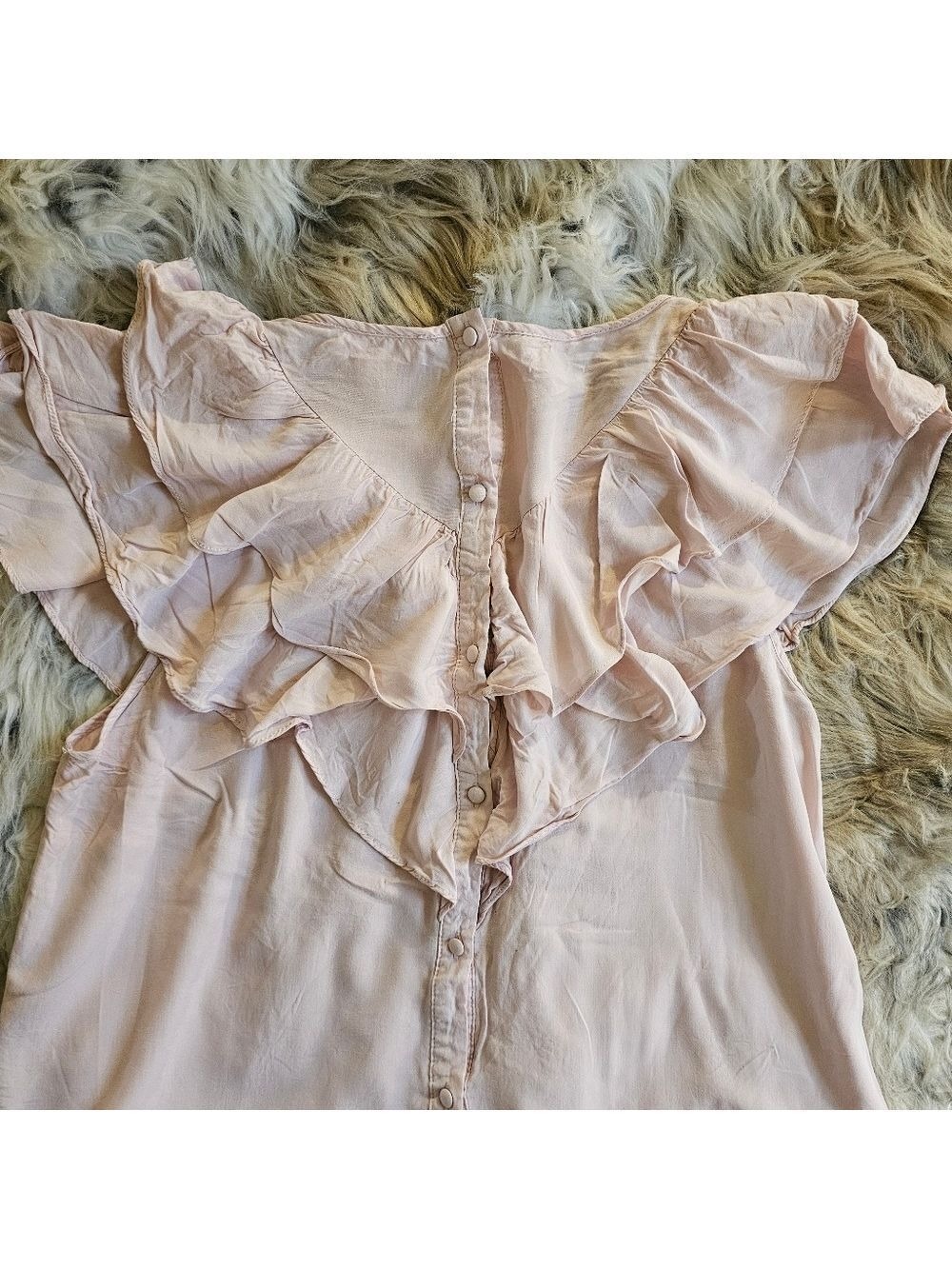 Blush Ruffle Top - Picture 4 of 4